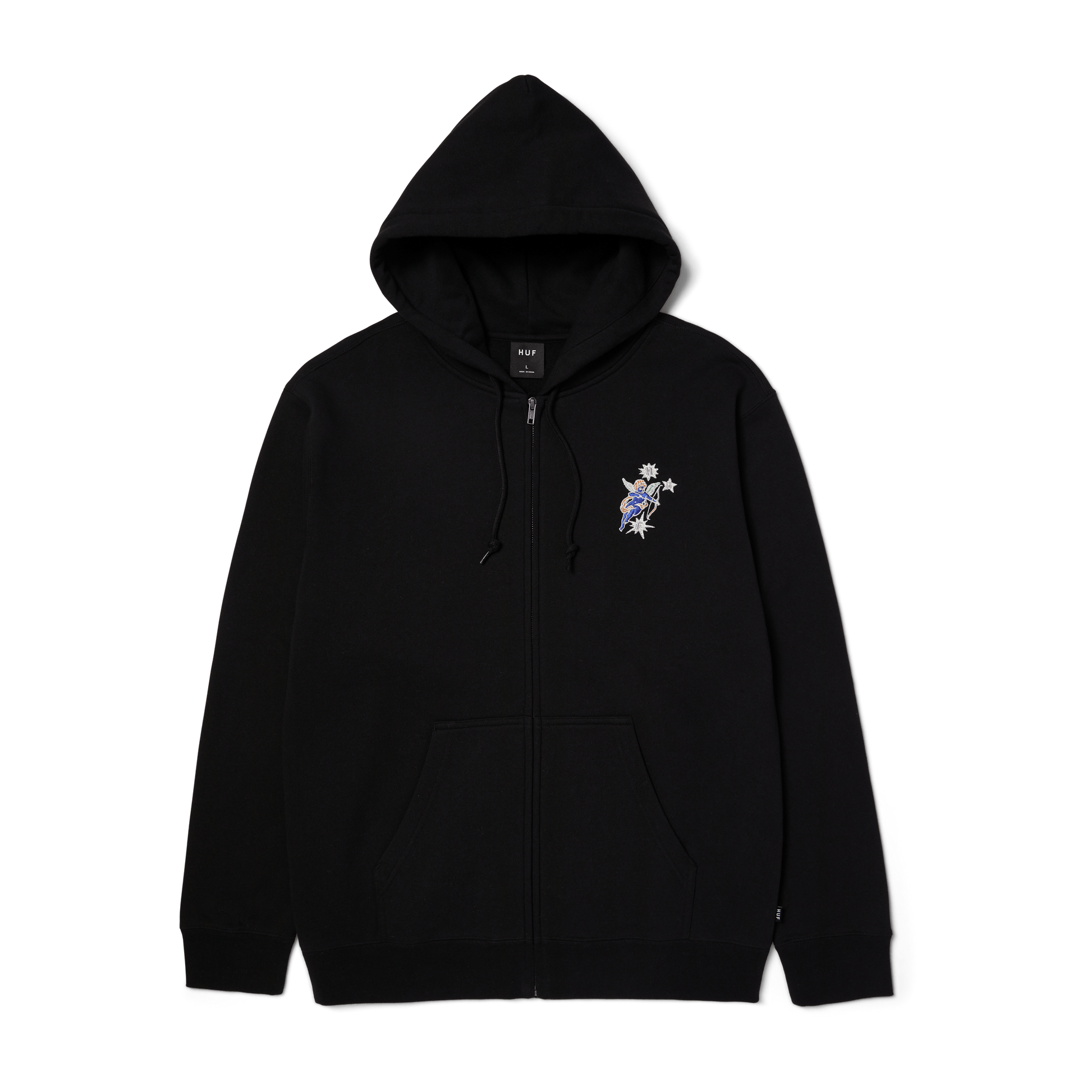 HUF Cupid F/Z Hoodie Black