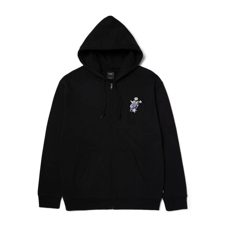 HUF Cupid F/Z Hoodie Black