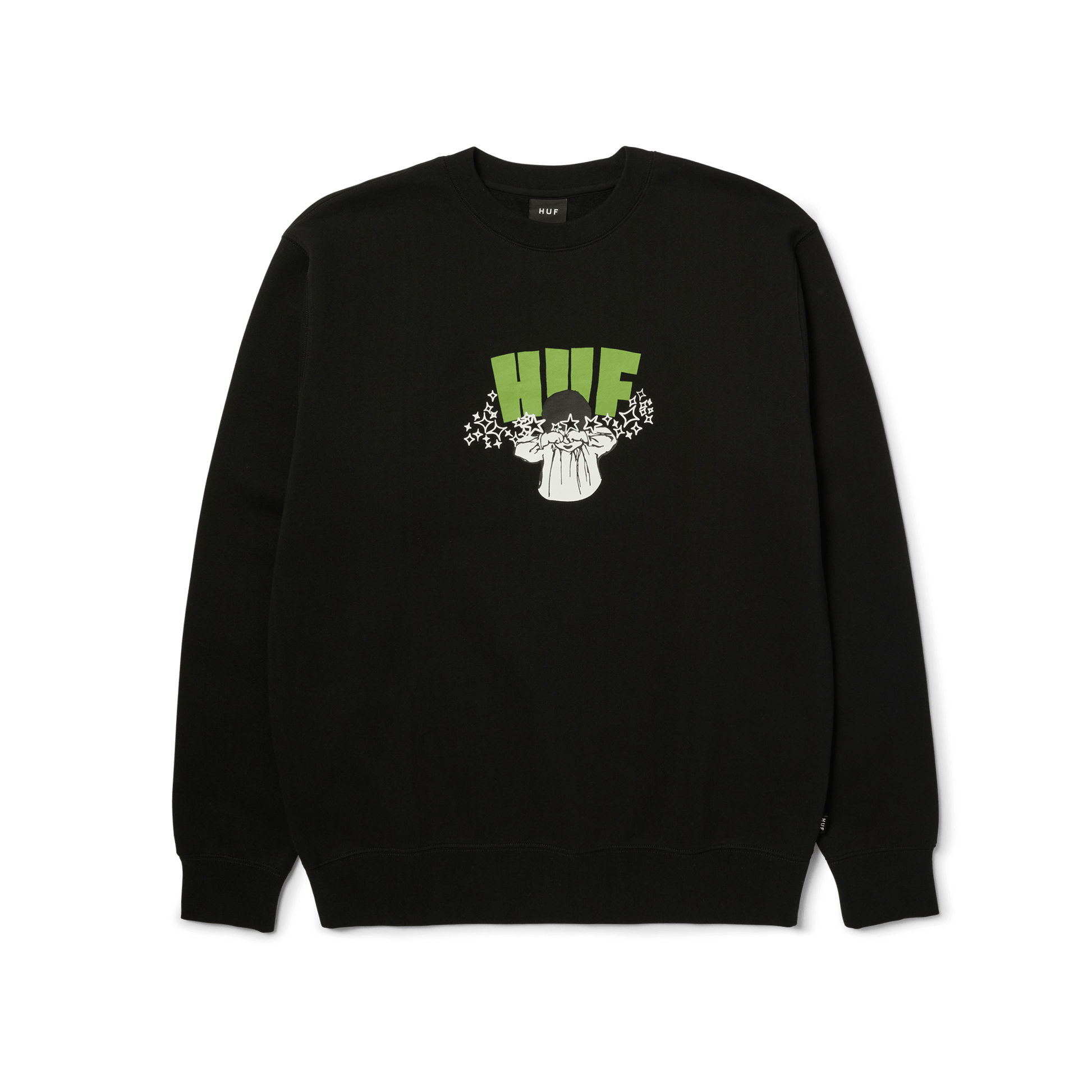 HUF Dazed Crewneck Sweatshirt Black