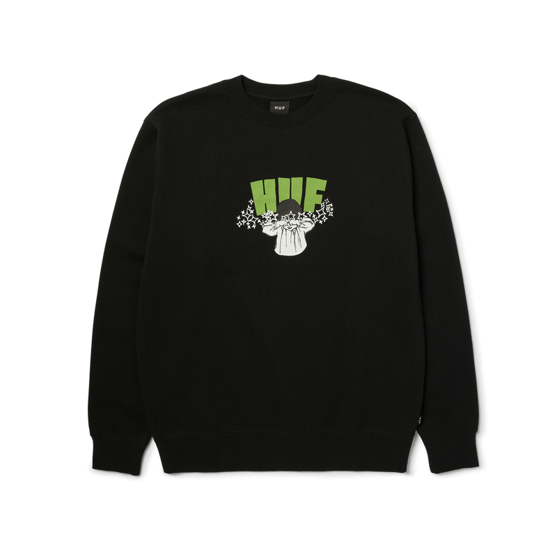 HUF Dazed Crewneck Sweatshirt Black