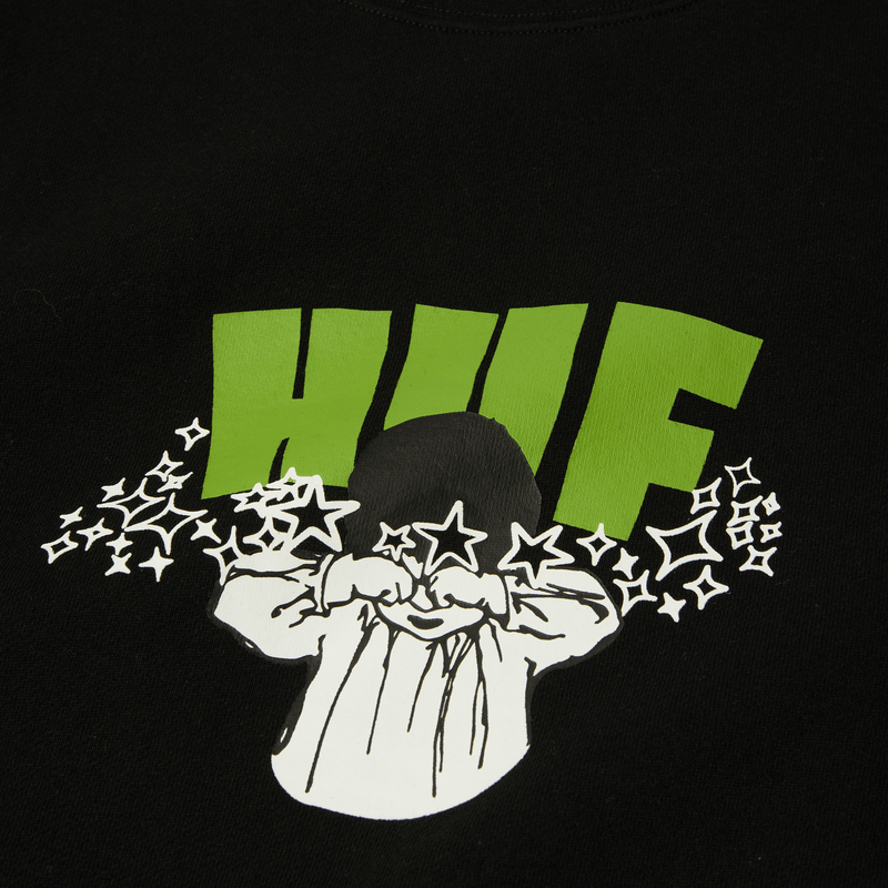 HUF Dazed Crewneck Sweatshirt Black
