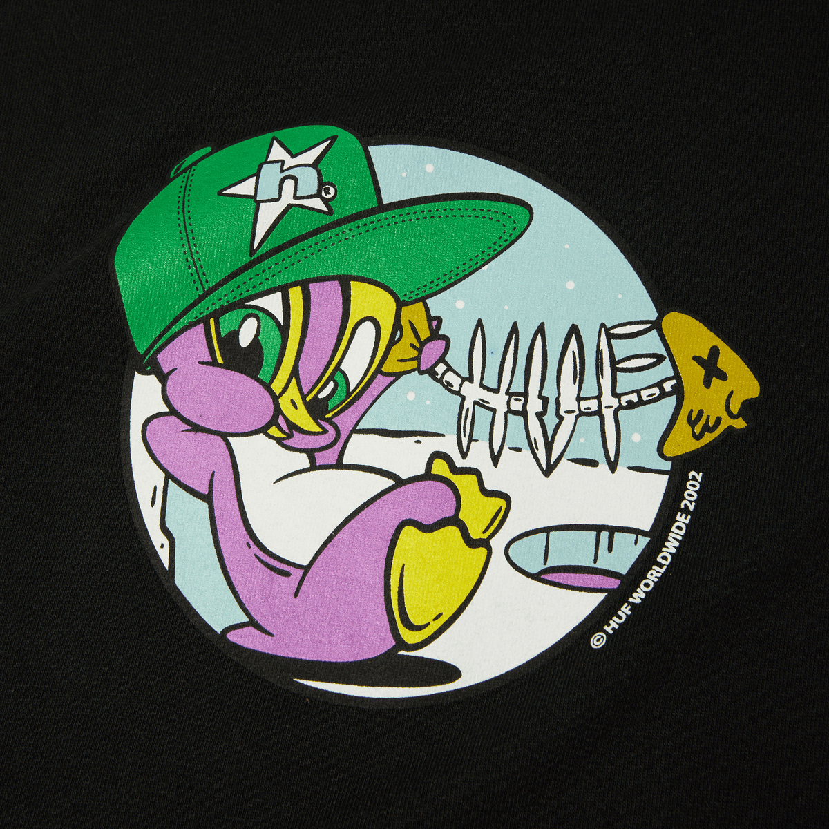 Huf Deep Freeze T-Shirt Black