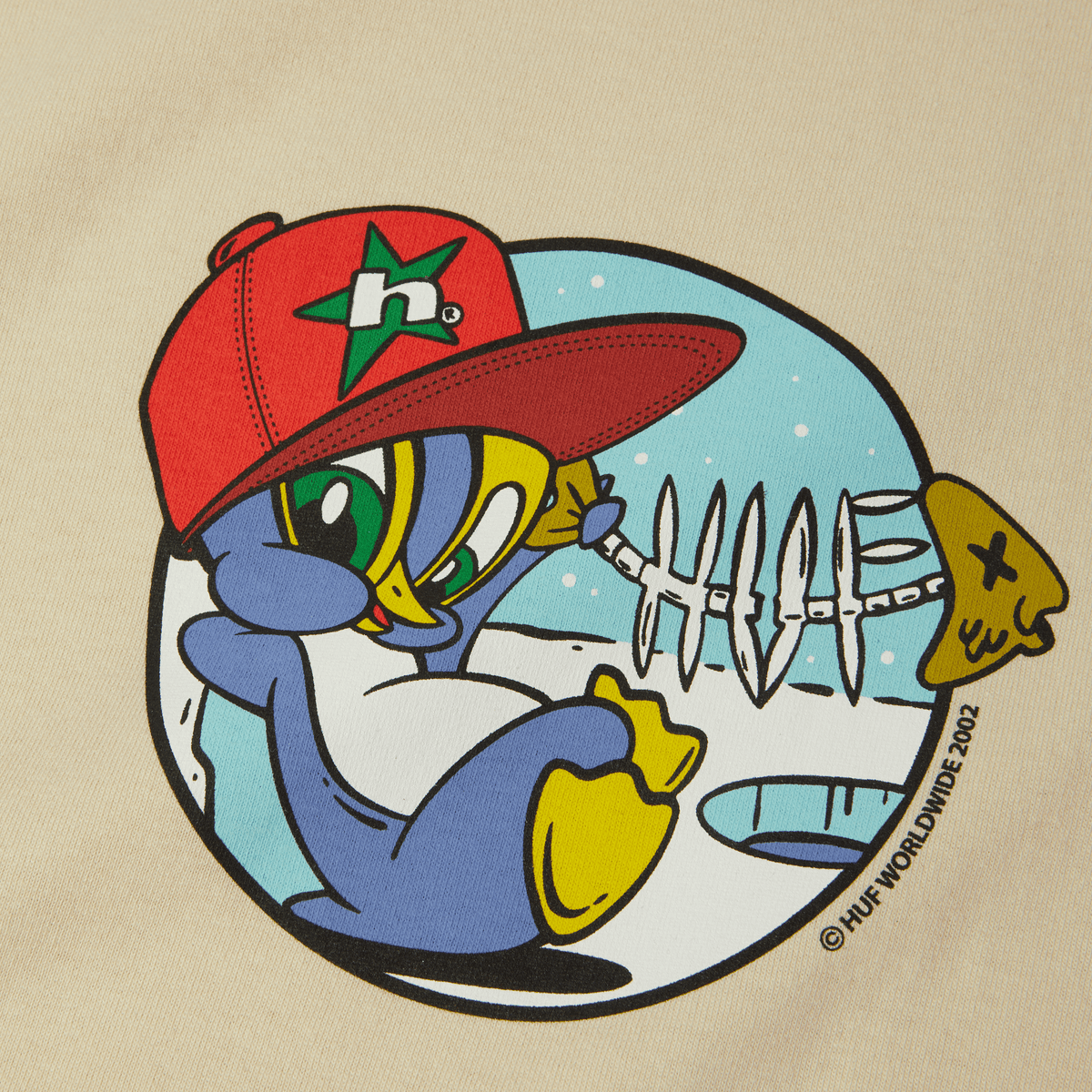 Huf Deep Freeze T-Shirt Black