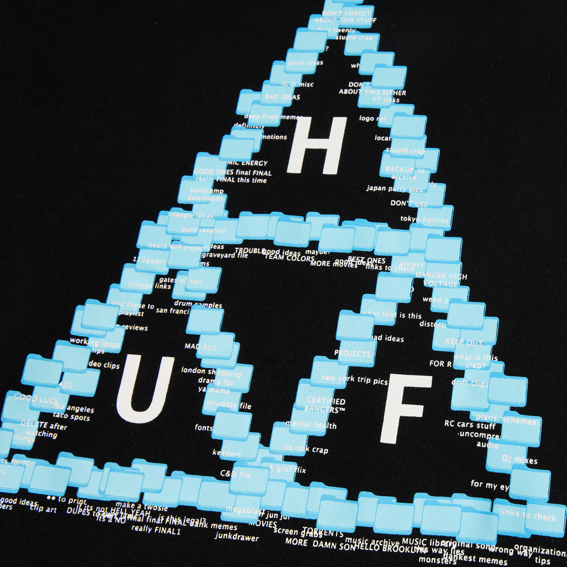 HUF Desktop Pullover Hoodie Black