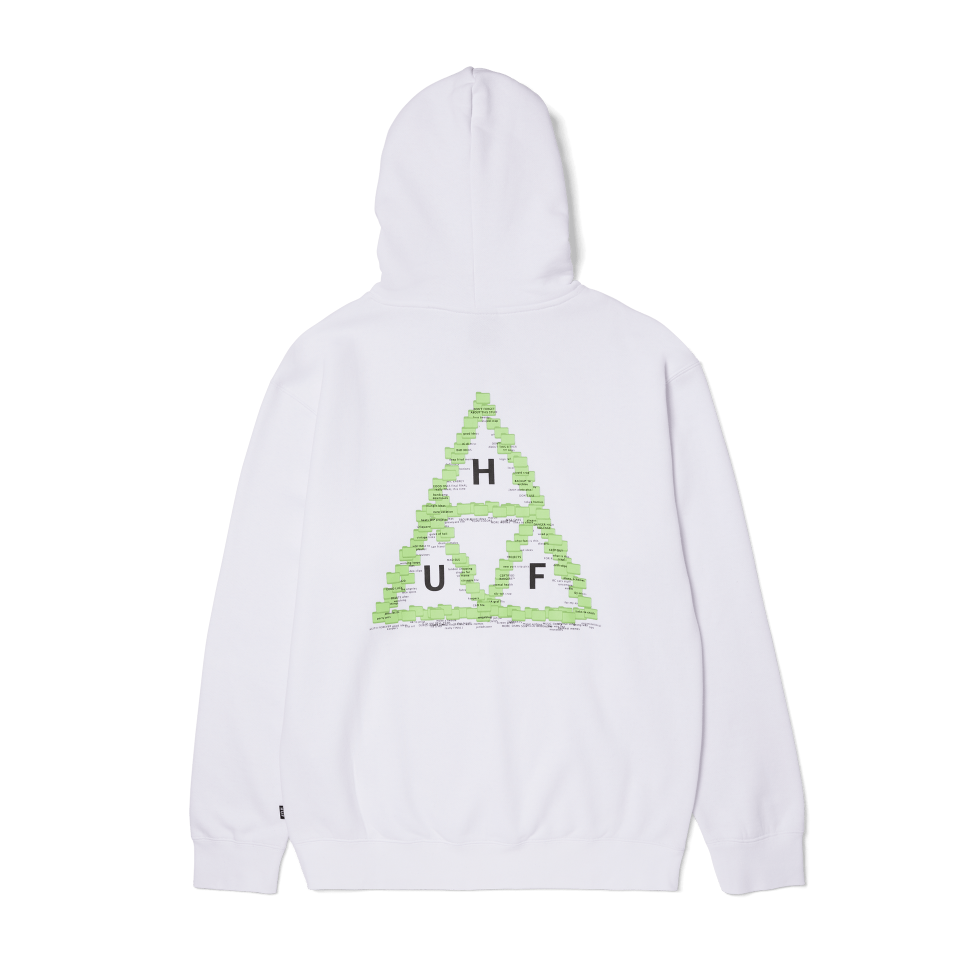 HUF Desktop Pullover Hoodie White
