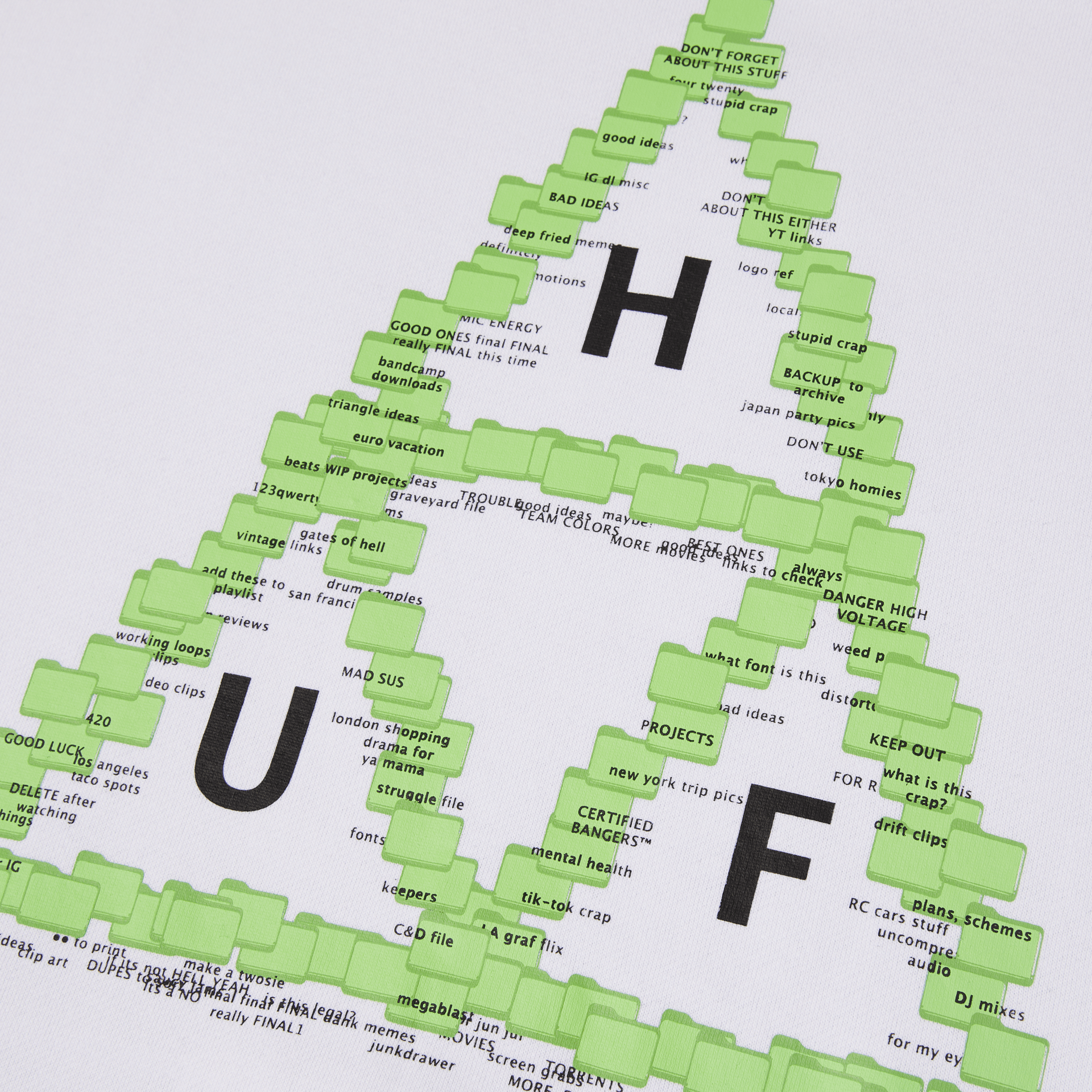 HUF Desktop Pullover Hoodie White