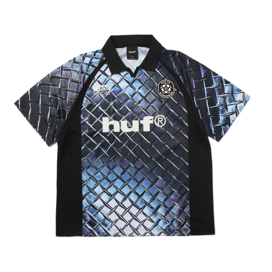 HUF Diamond Plate Jersey Black
