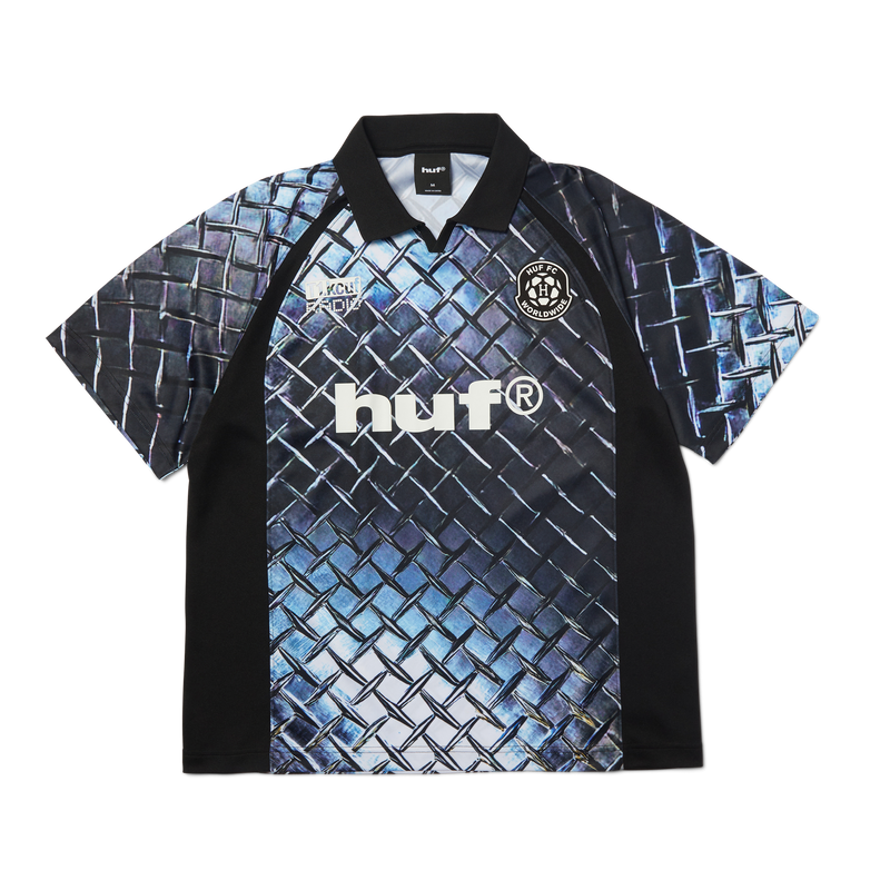 HUF Diamond Plate Jersey Black