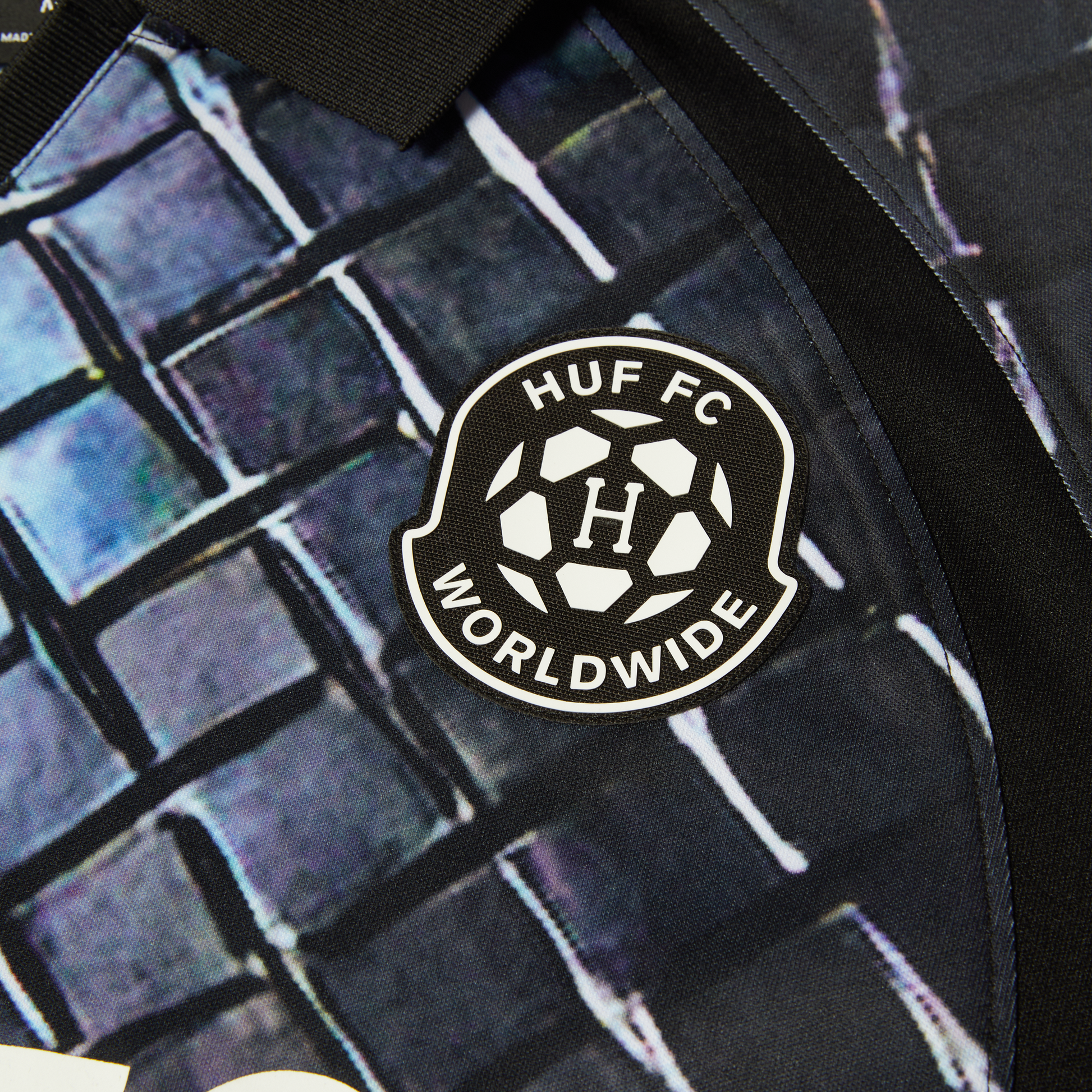 HUF Diamond Plate Jersey Black