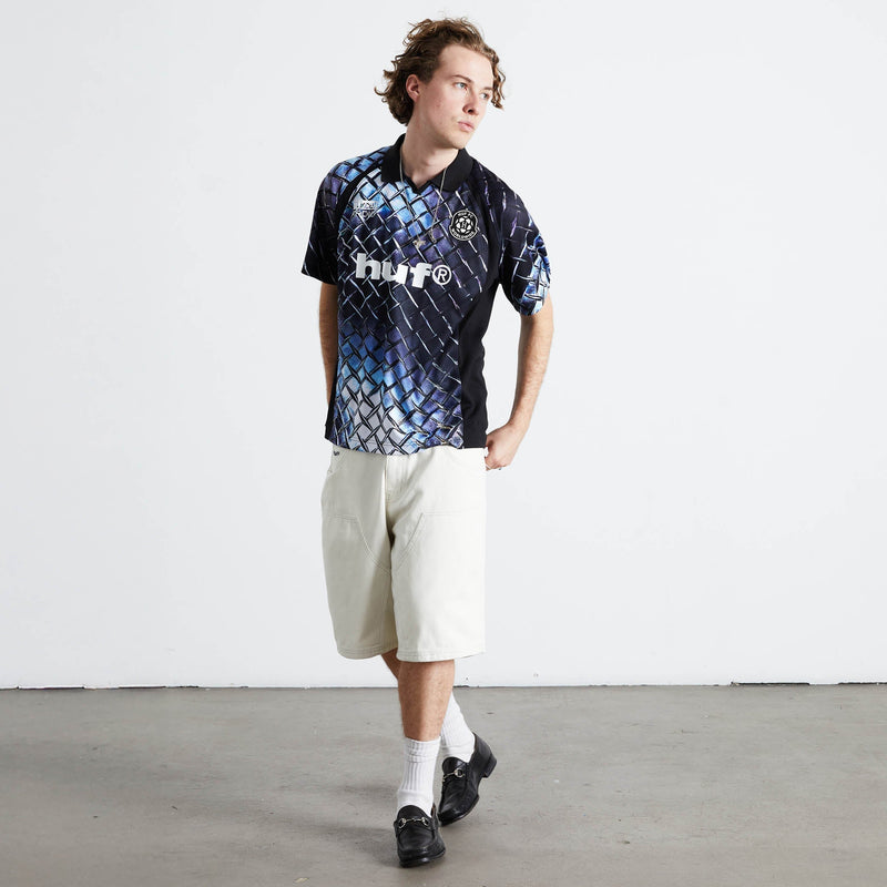 HUF Diamond Plate Jersey Black