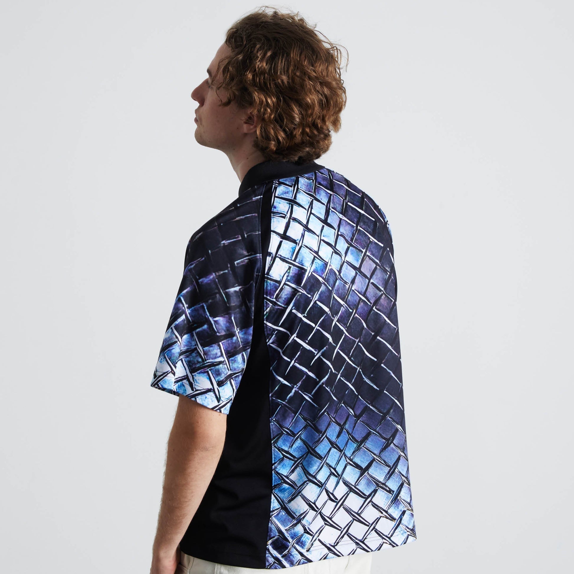 HUF Diamond Plate Jersey Black