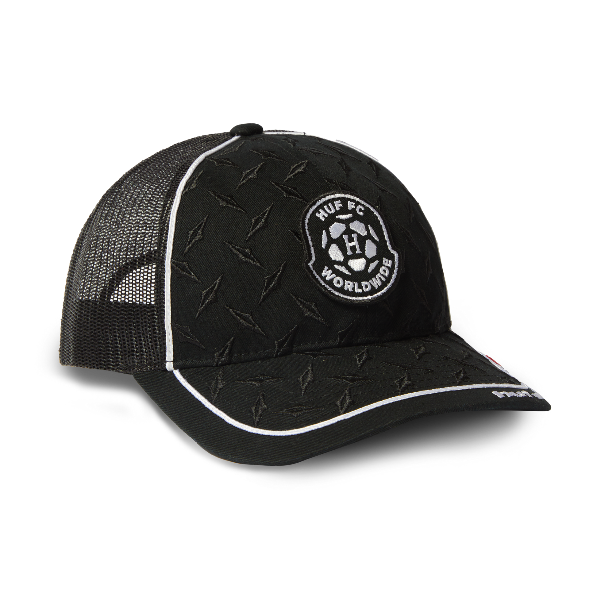 HUF Diamond Plate Trucker Hat Black