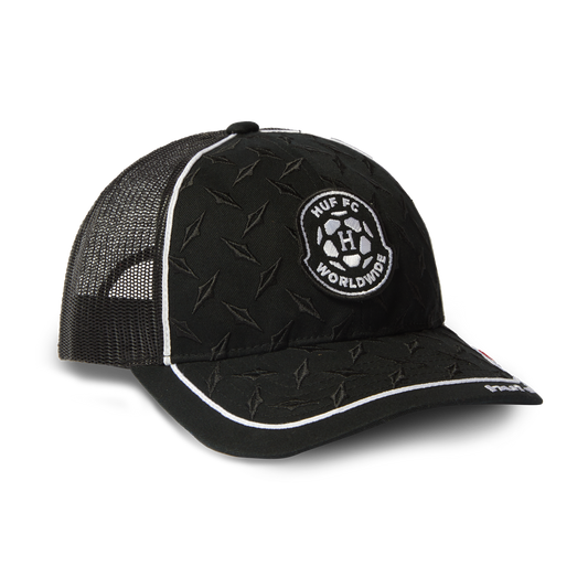 HUF Diamond Plate Trucker Hat Black