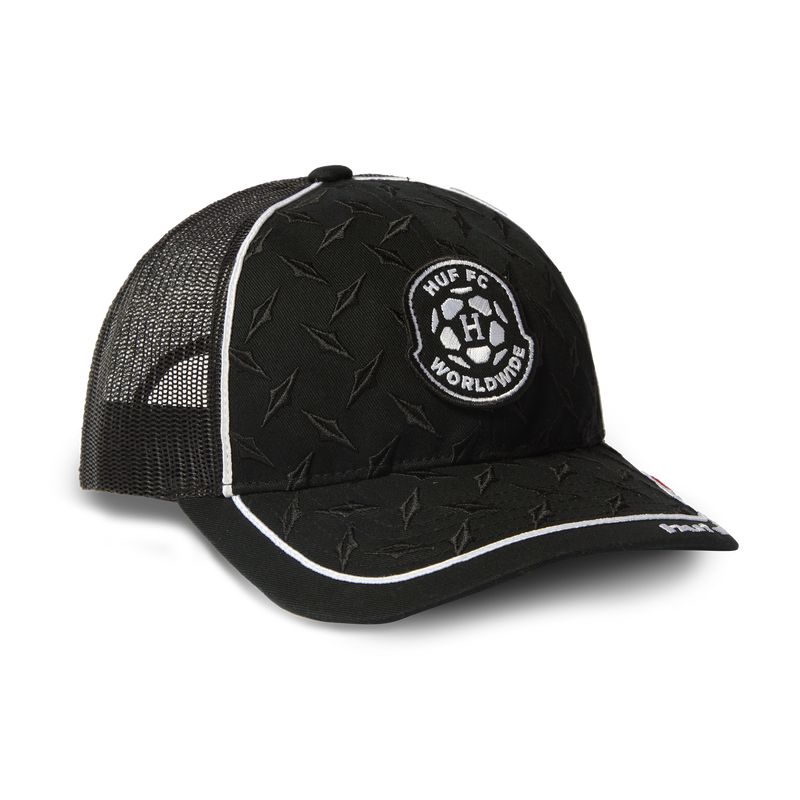 HUF Diamond Plate Trucker Hat Black