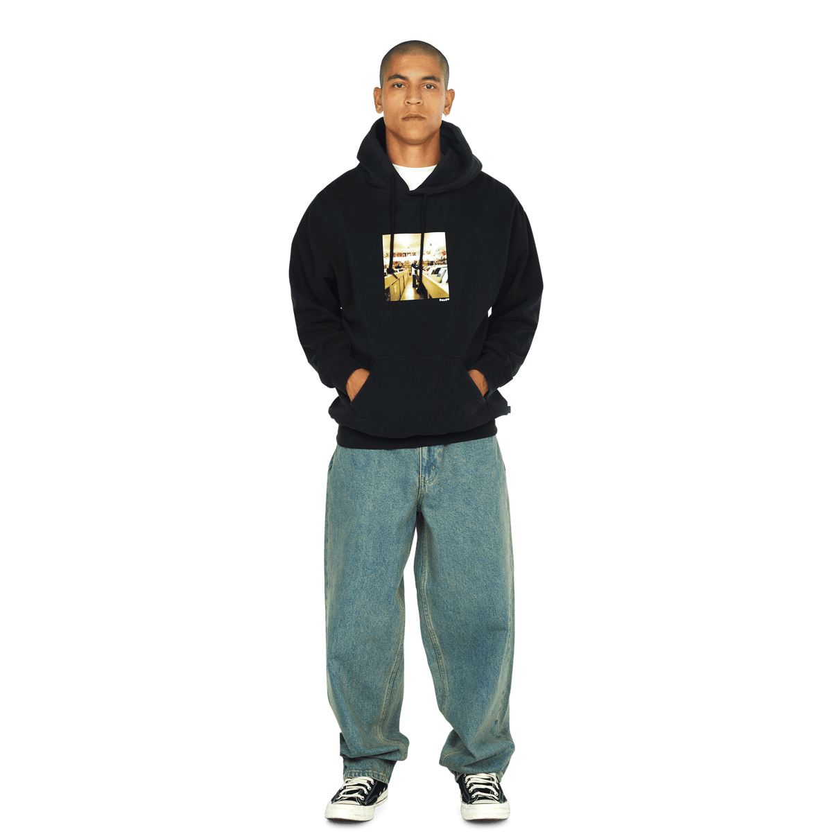 HUF x J Dilla Diggin Po Washed Hoodie