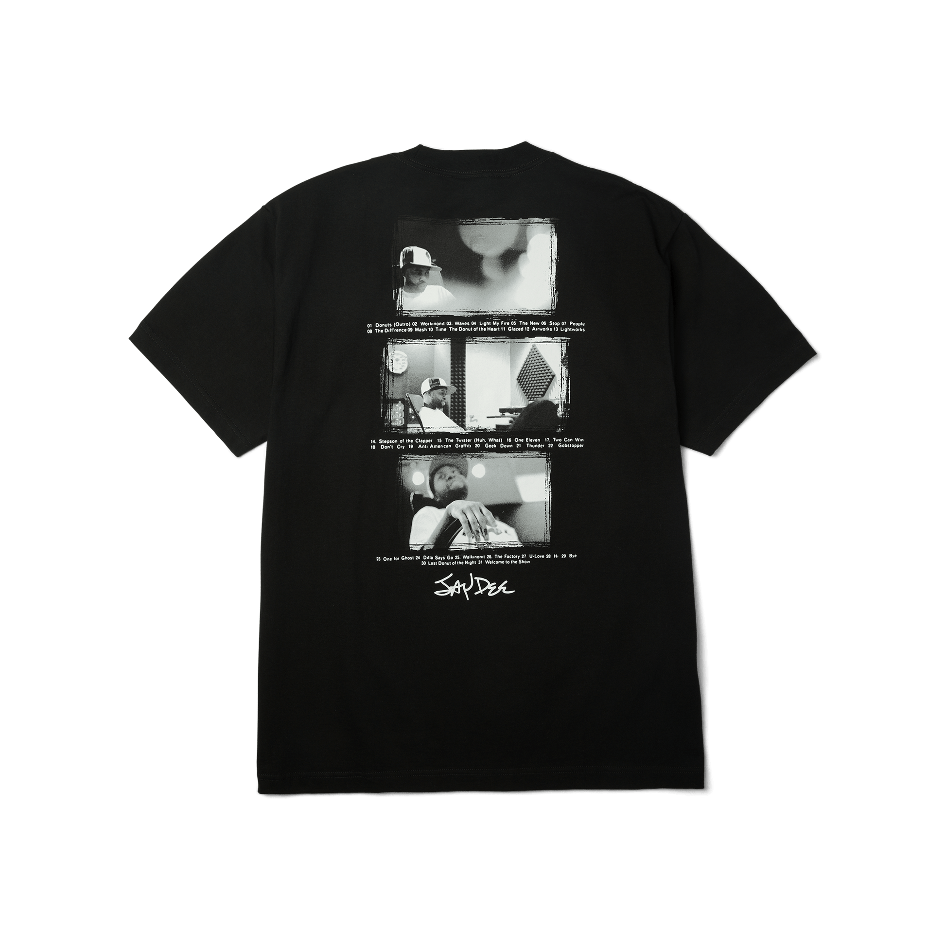 Huf x J Dilla Studio T-Shirt Black