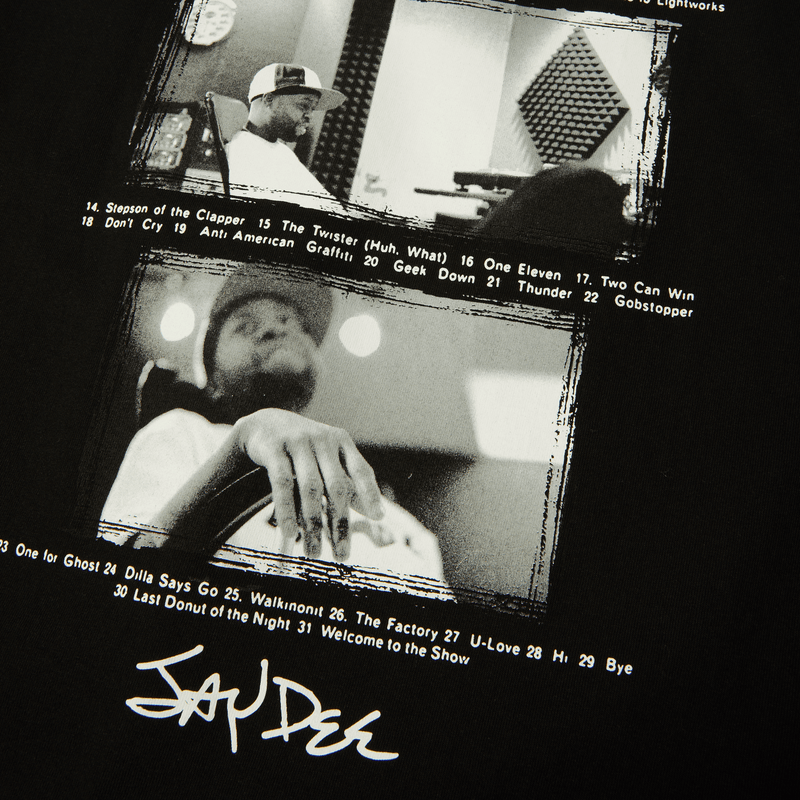Huf x J Dilla Studio T-Shirt Black