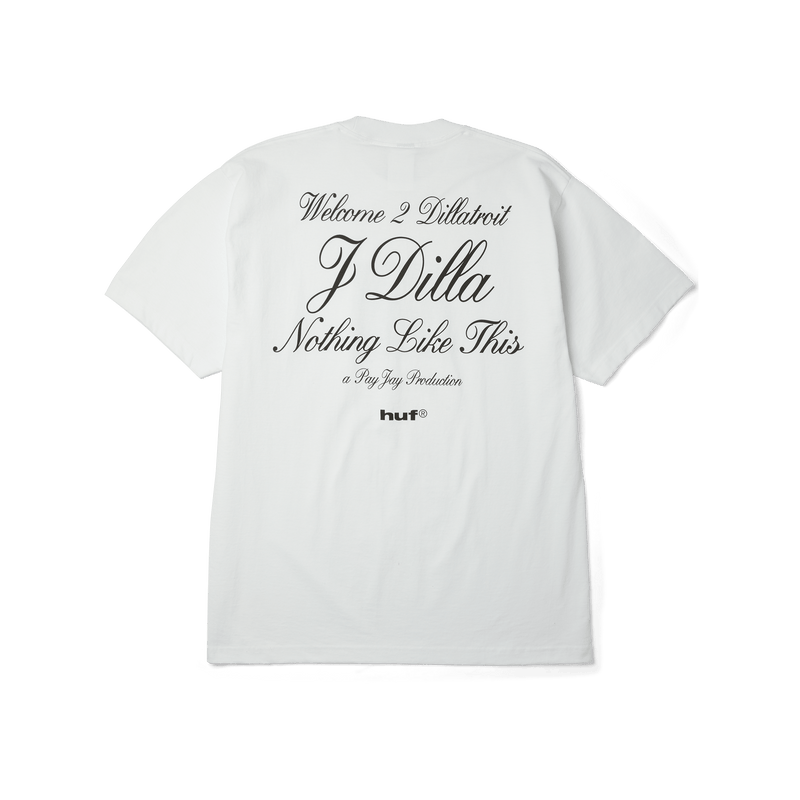 Huf x J Dilla Dillatroit T-Shirt White