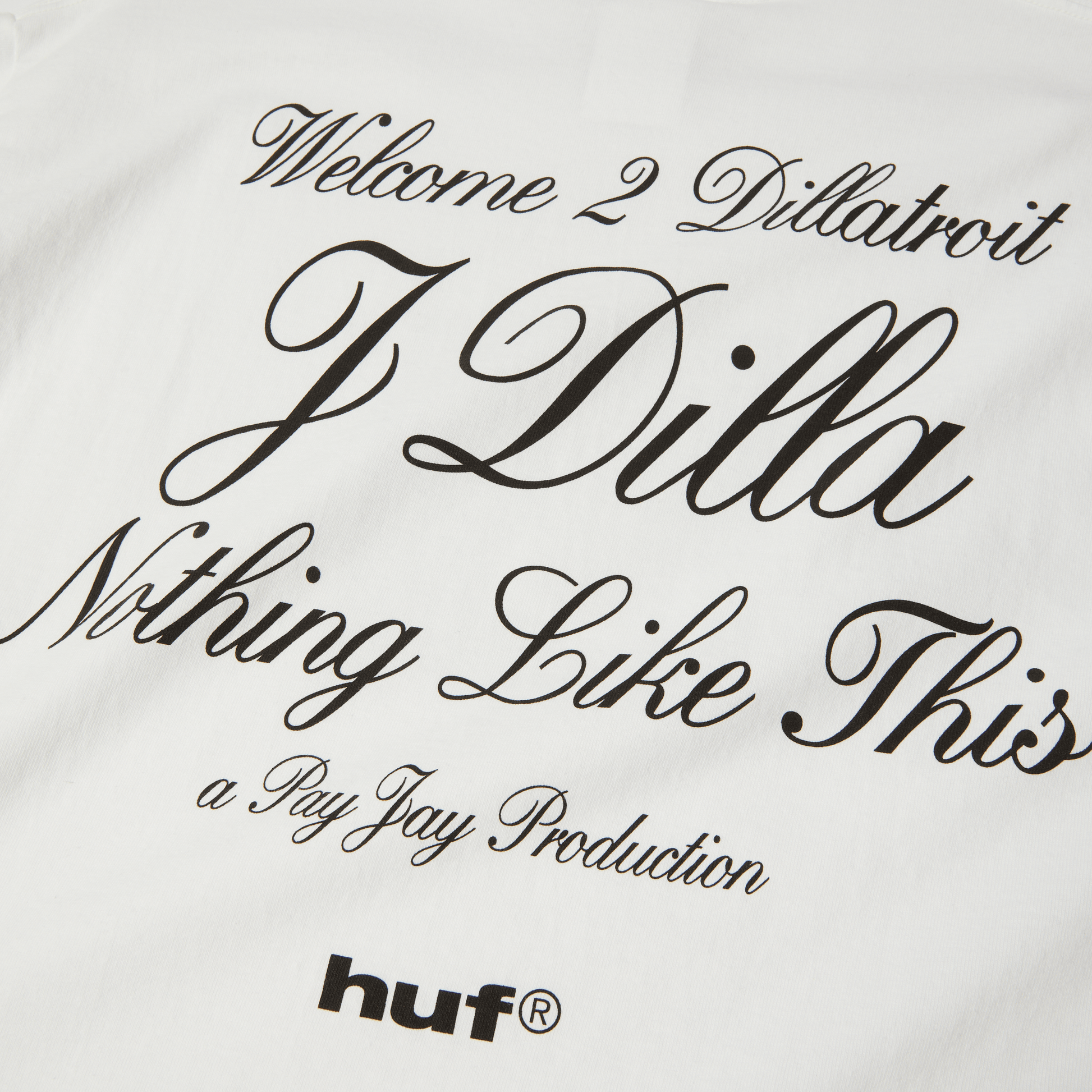 Huf x J Dilla Dillatroit T-Shirt White