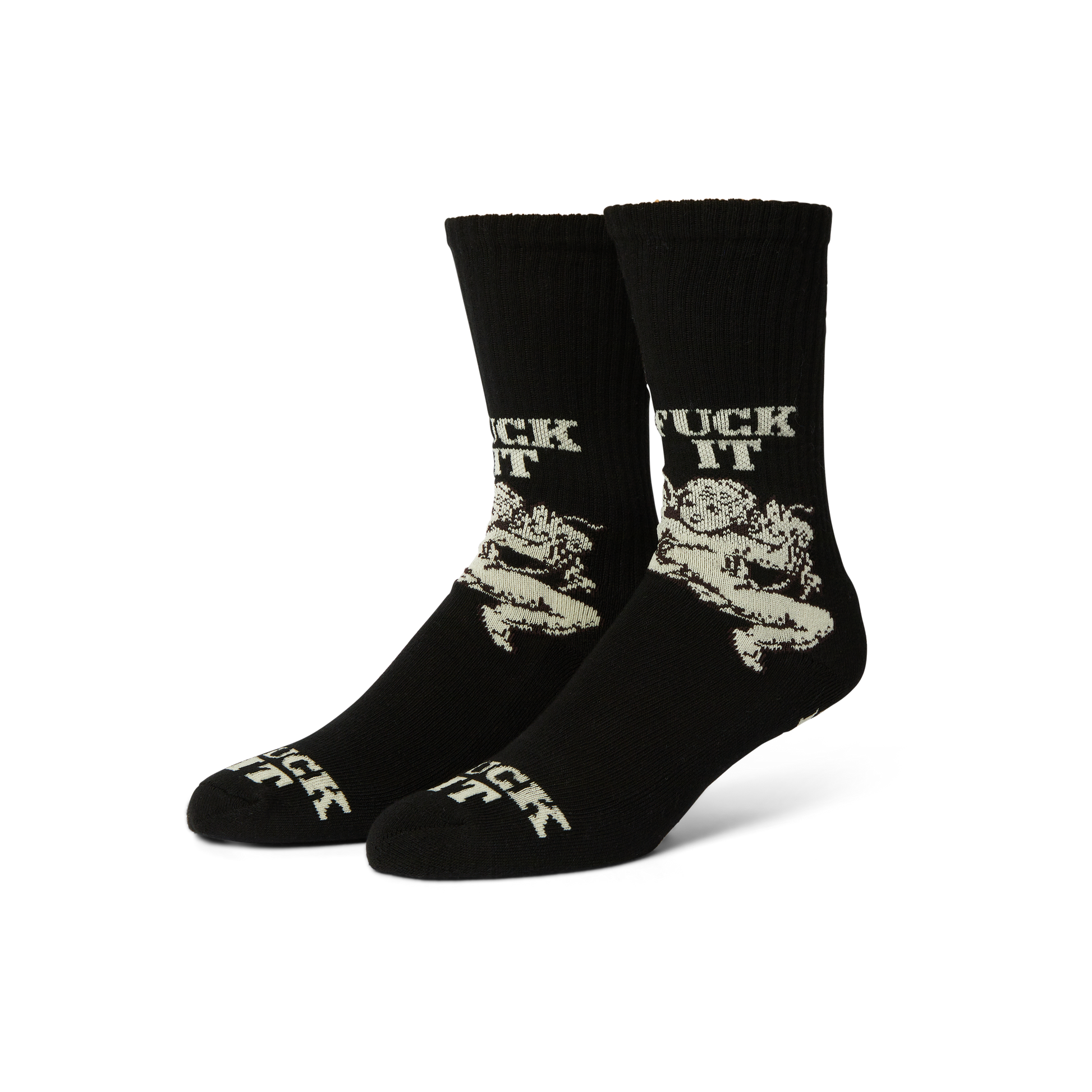 HUF Divine Crew Sock Black