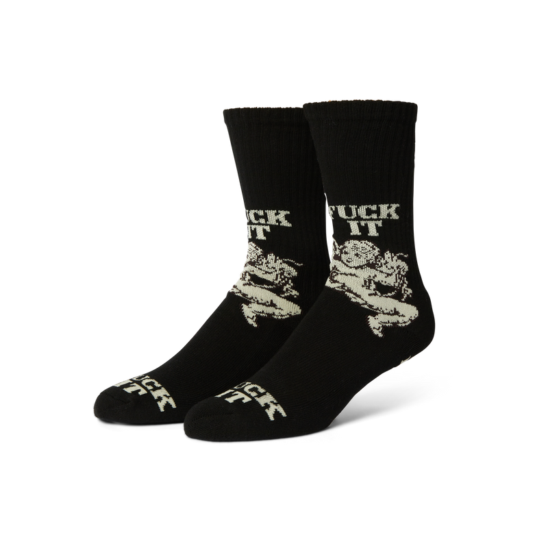 HUF Divine Crew Sock Black