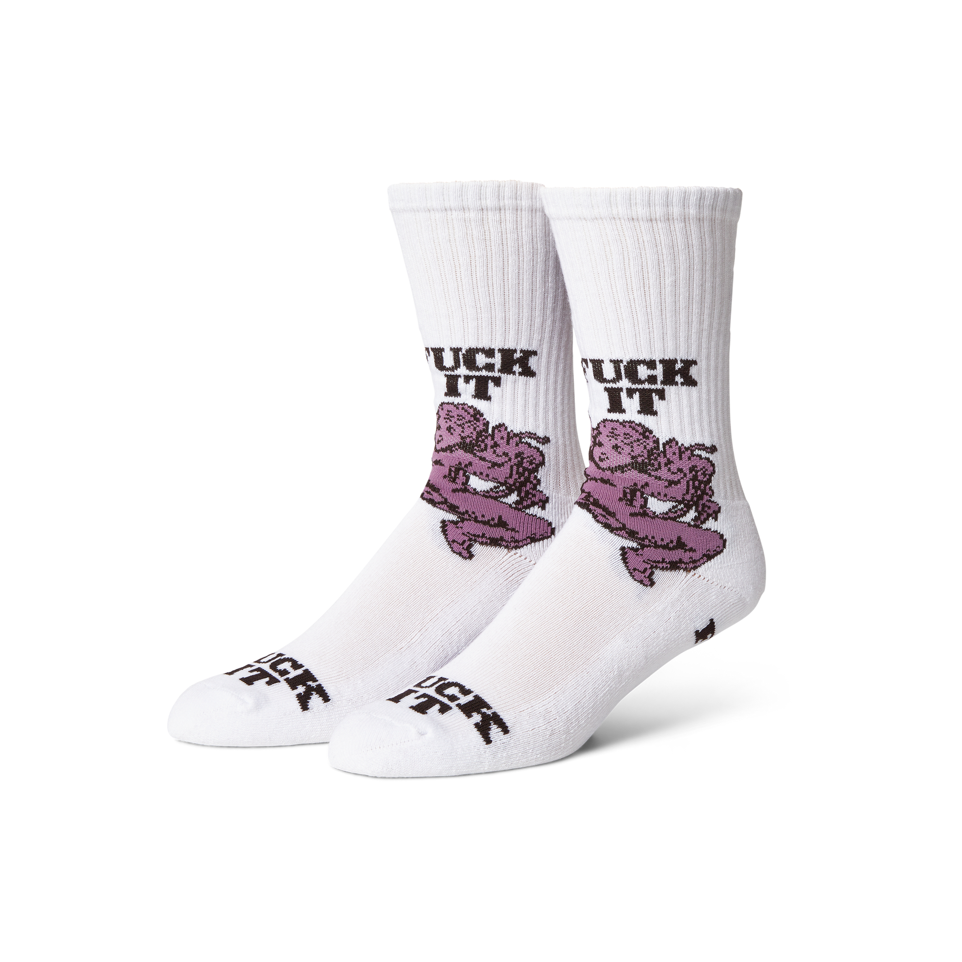 HUF Divine Crew Sock White