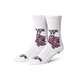 HUF Divine Crew Sock White