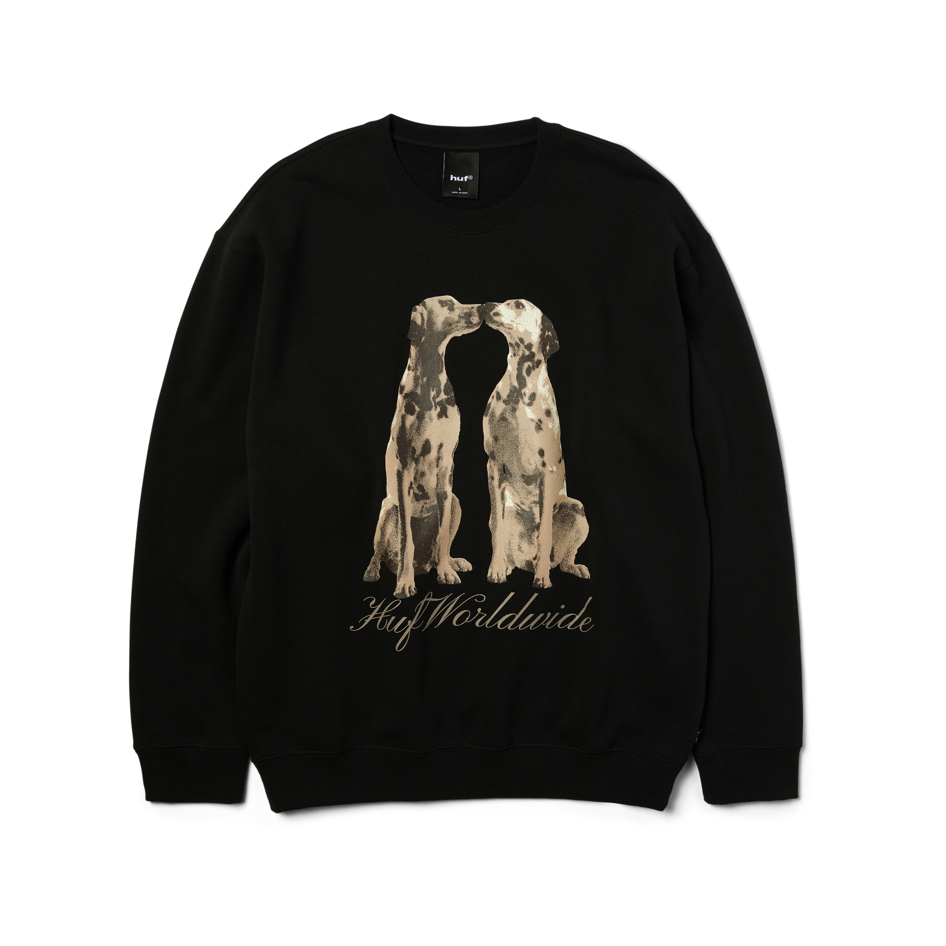 HUF Dogged Crewneck Sweatshirt Black