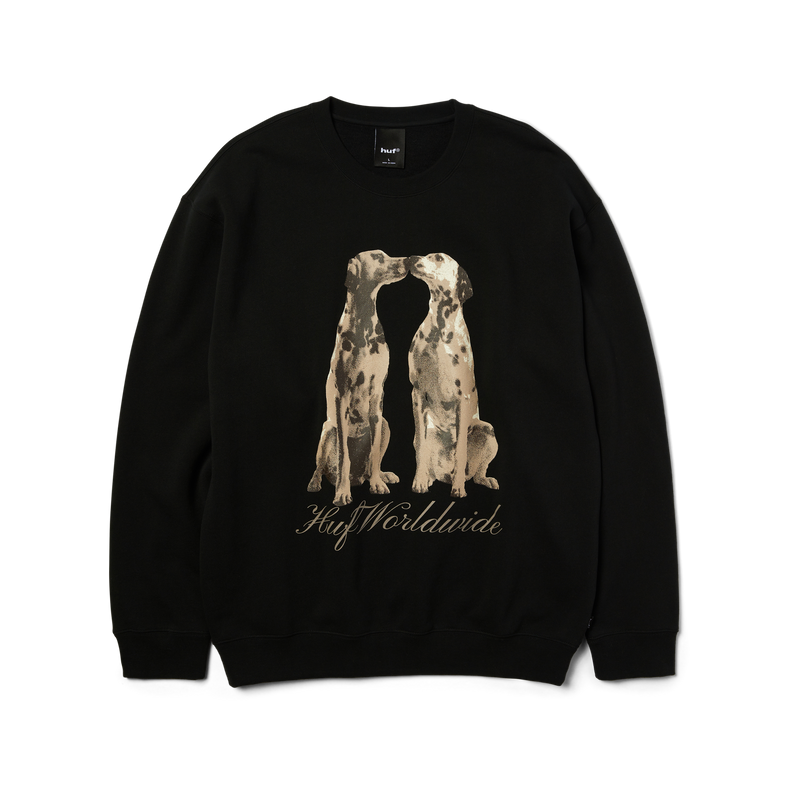 HUF Dogged Crewneck Sweatshirt Black