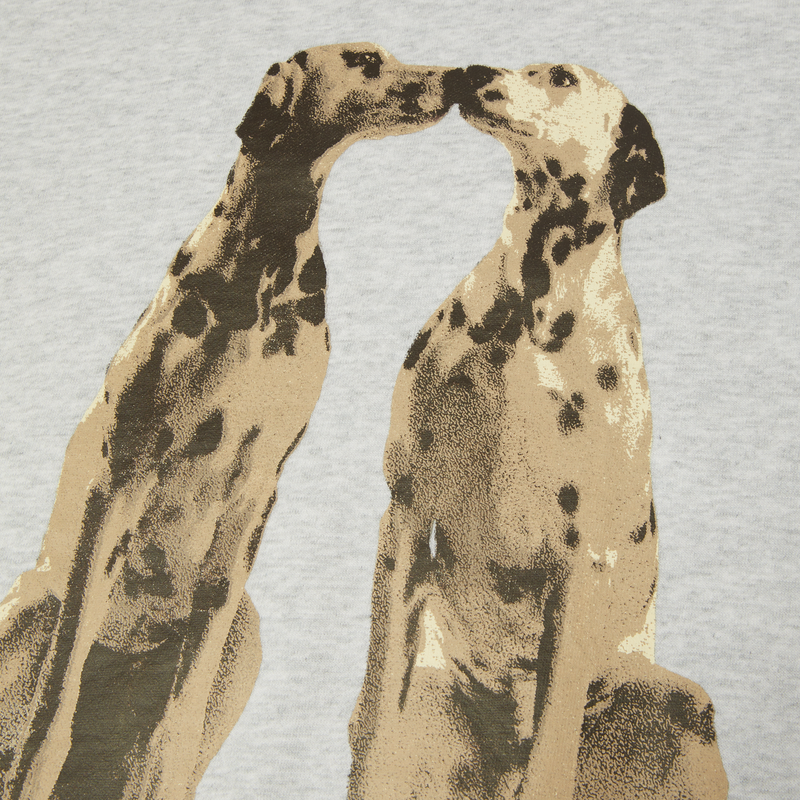 HUF Dogged Crewneck Sweatshirt Heather Grey