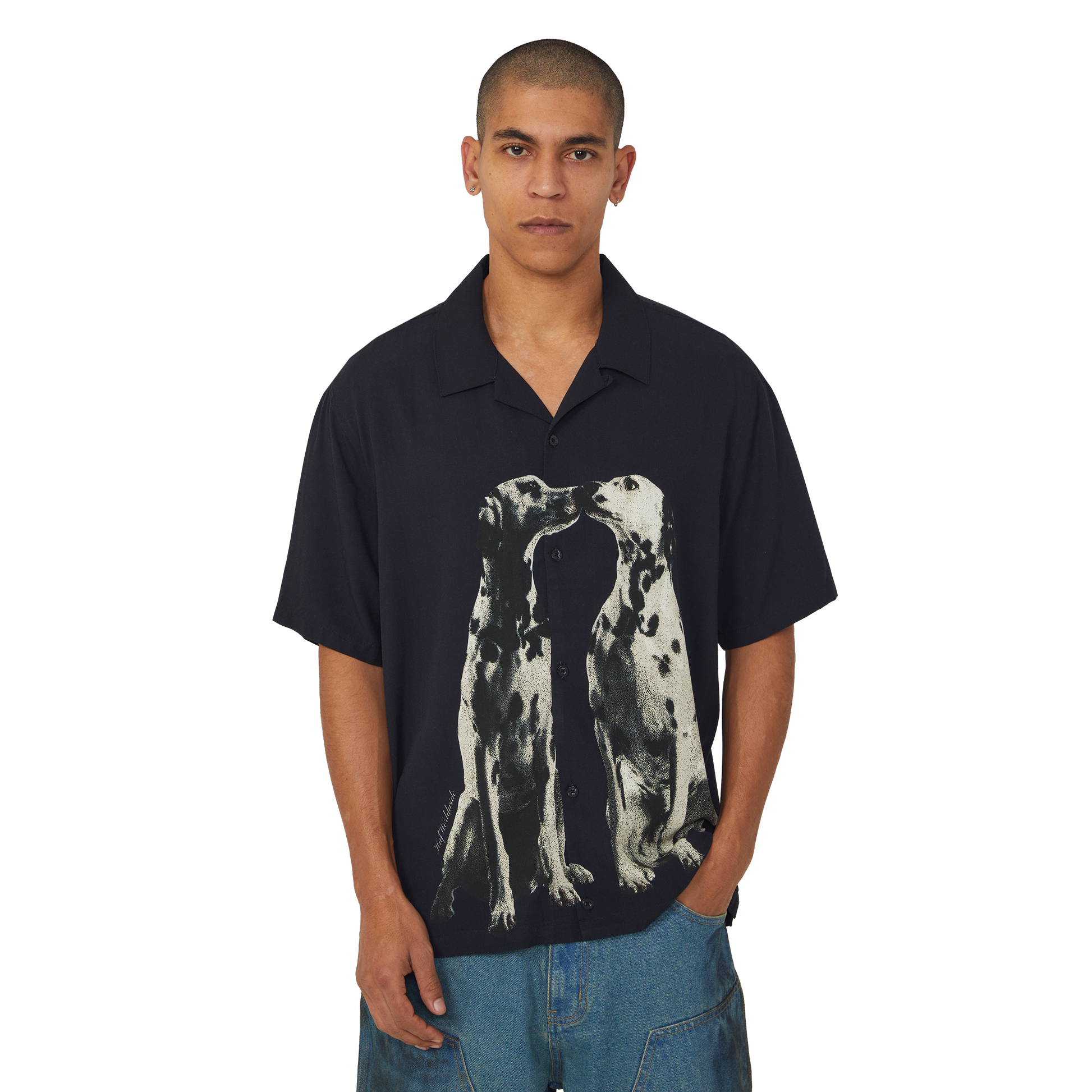 HUF Dogged Resort Shirt Black