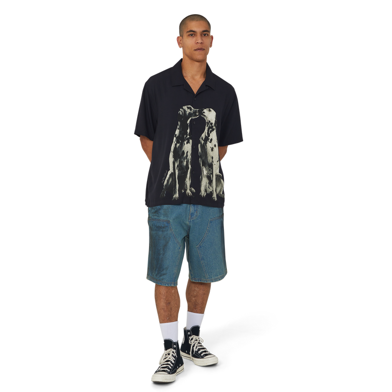 HUF Dogged Resort Shirt Black