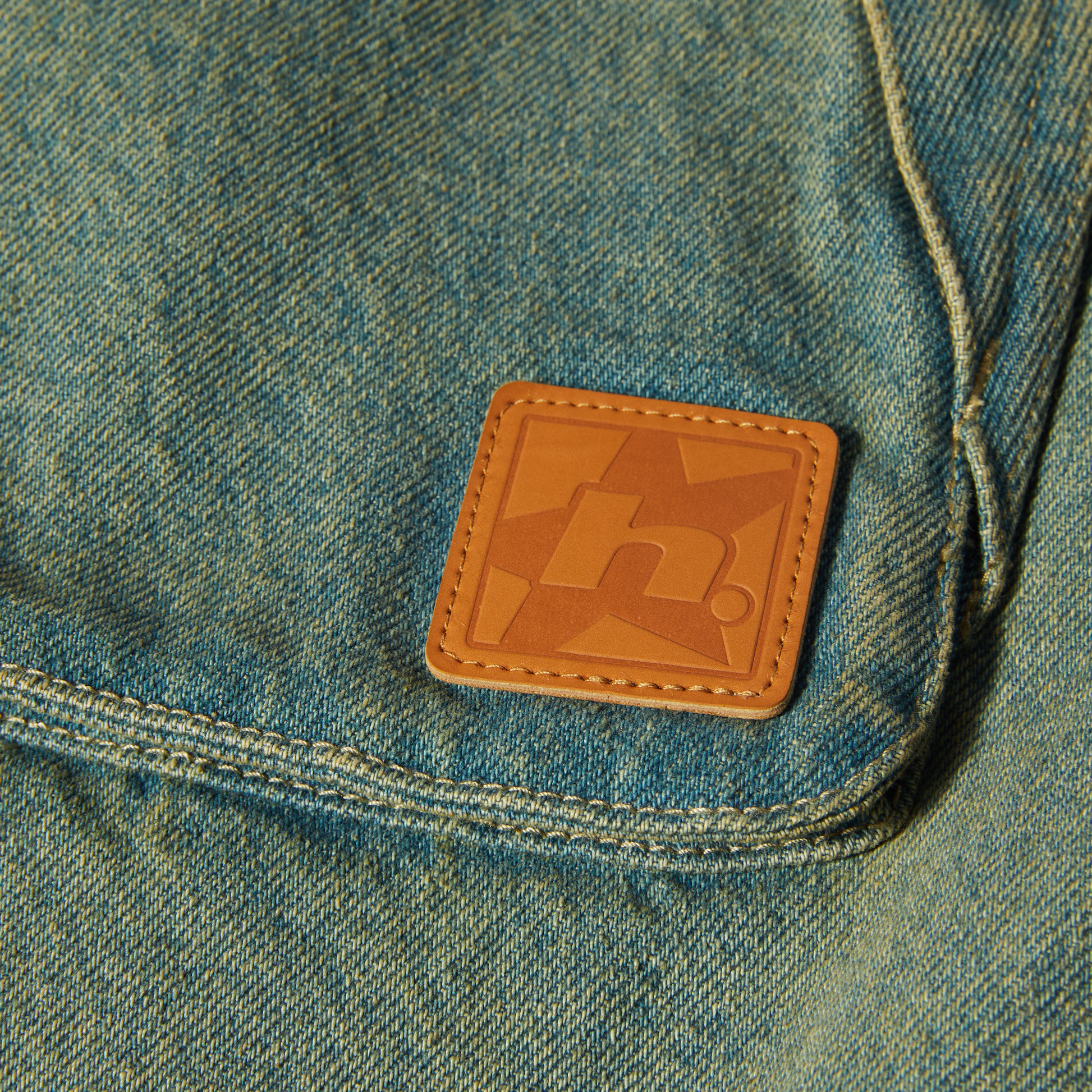 Huf Dresden Denim Work Jacket Indigo Earth