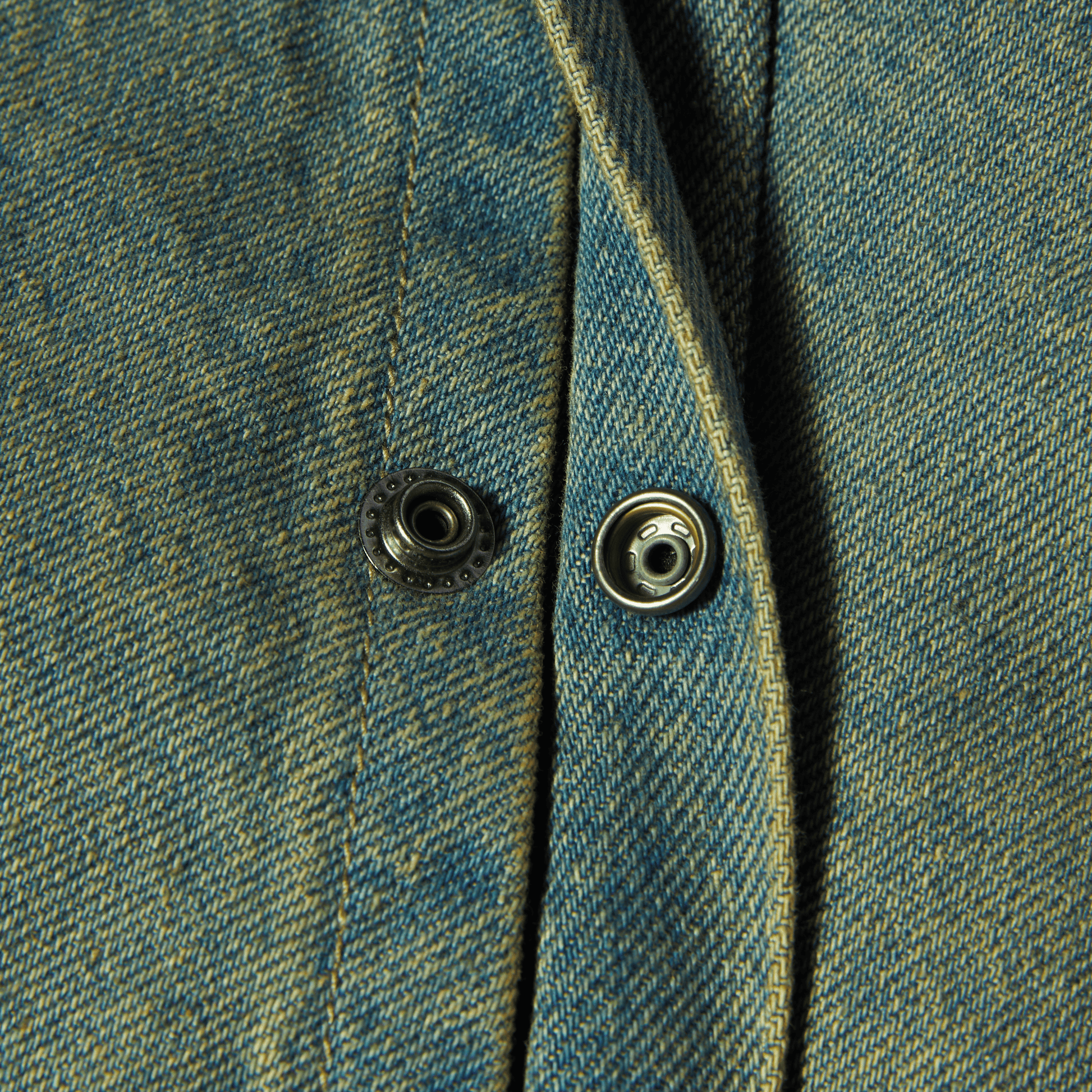 Huf Dresden Denim Work Jacket Indigo Earth