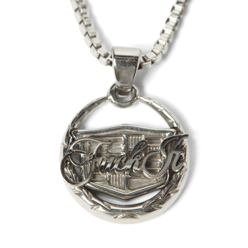 HUF Emblem Pendant Silver