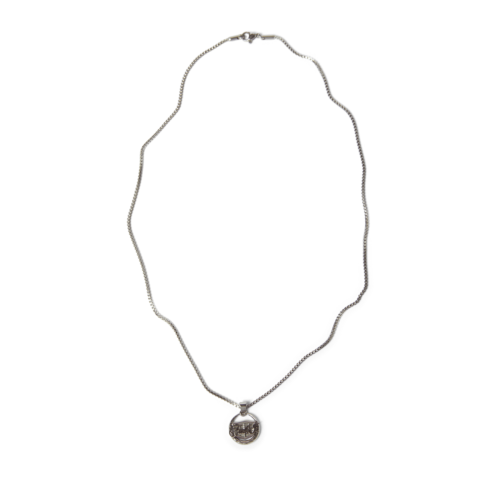 HUF Emblem Pendant Silver