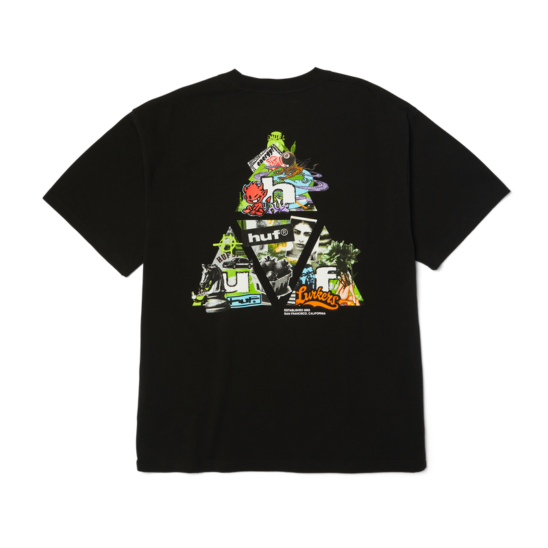 HUF Energy Triple Triangle T-Shirt Black