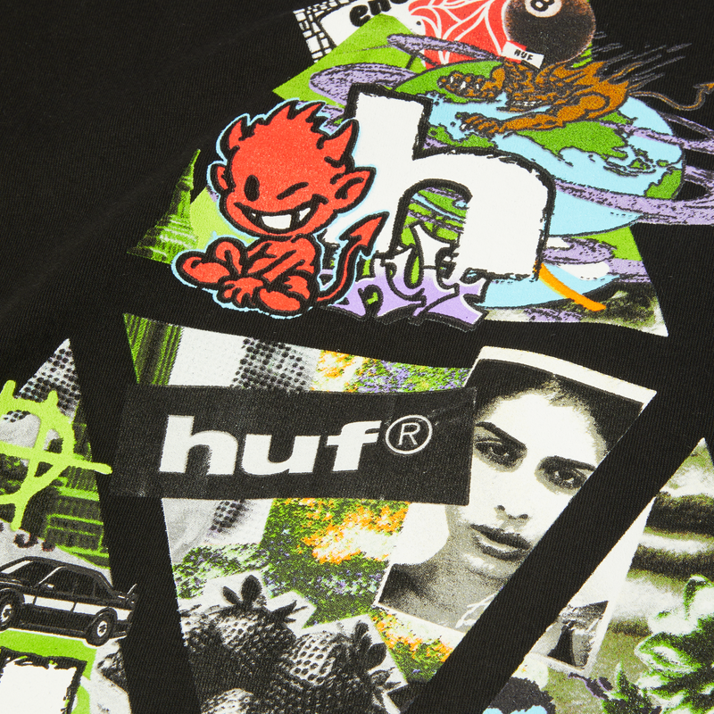 HUF Energy Triple Triangle T-Shirt Black