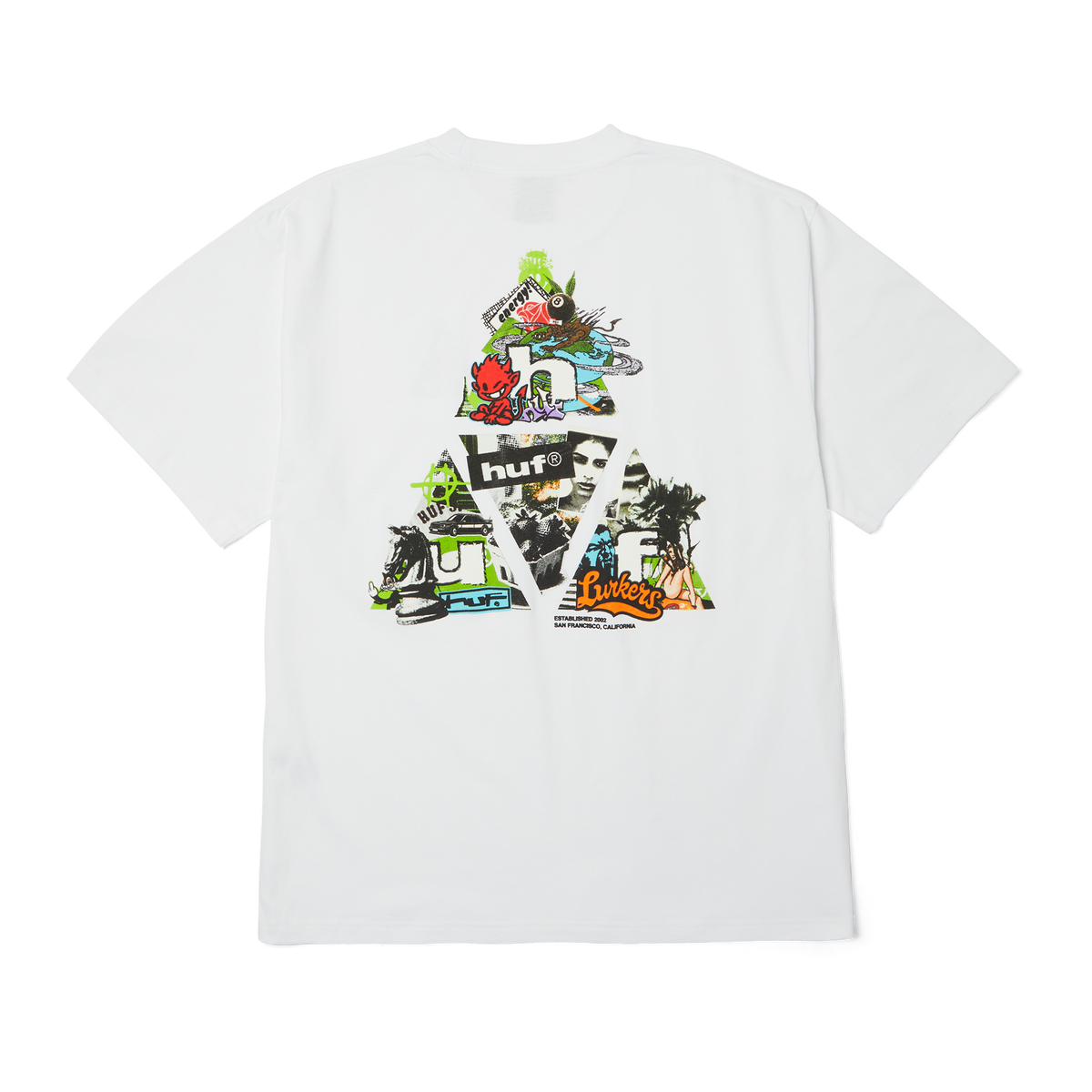 HUF Energy Triple Triangle T-Shirt White