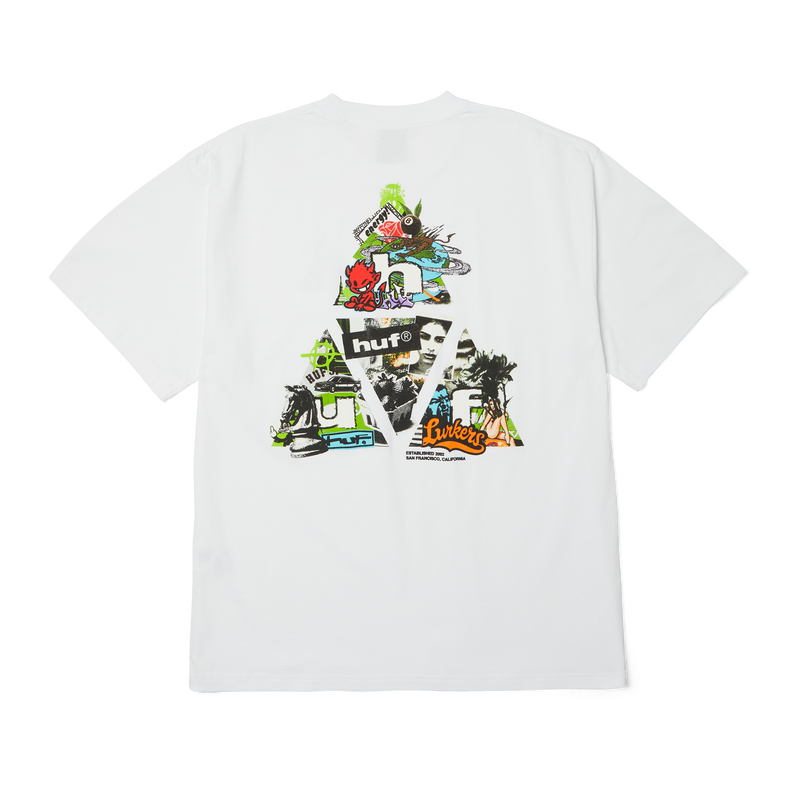 HUF Energy Triple Triangle T-Shirt White
