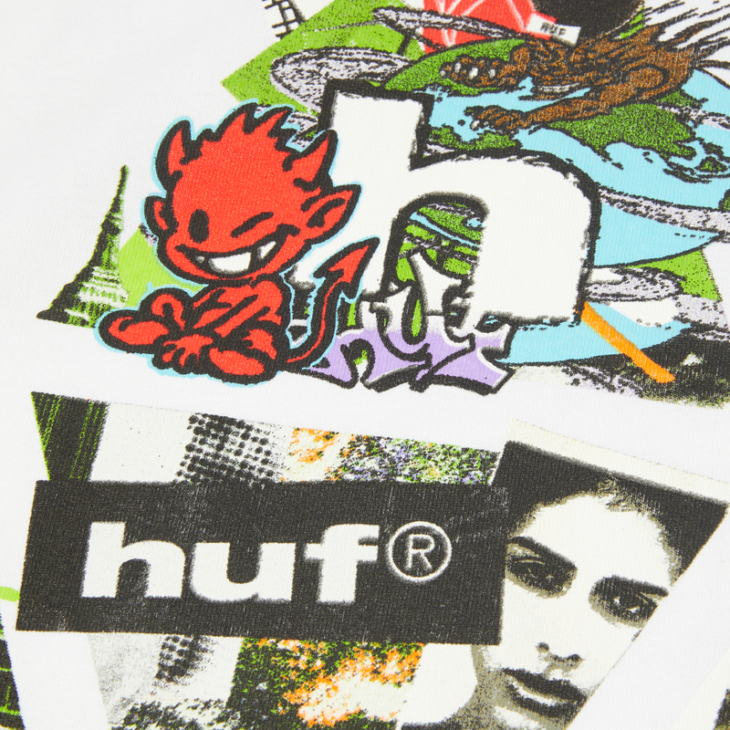 HUF Energy Triple Triangle T-Shirt White