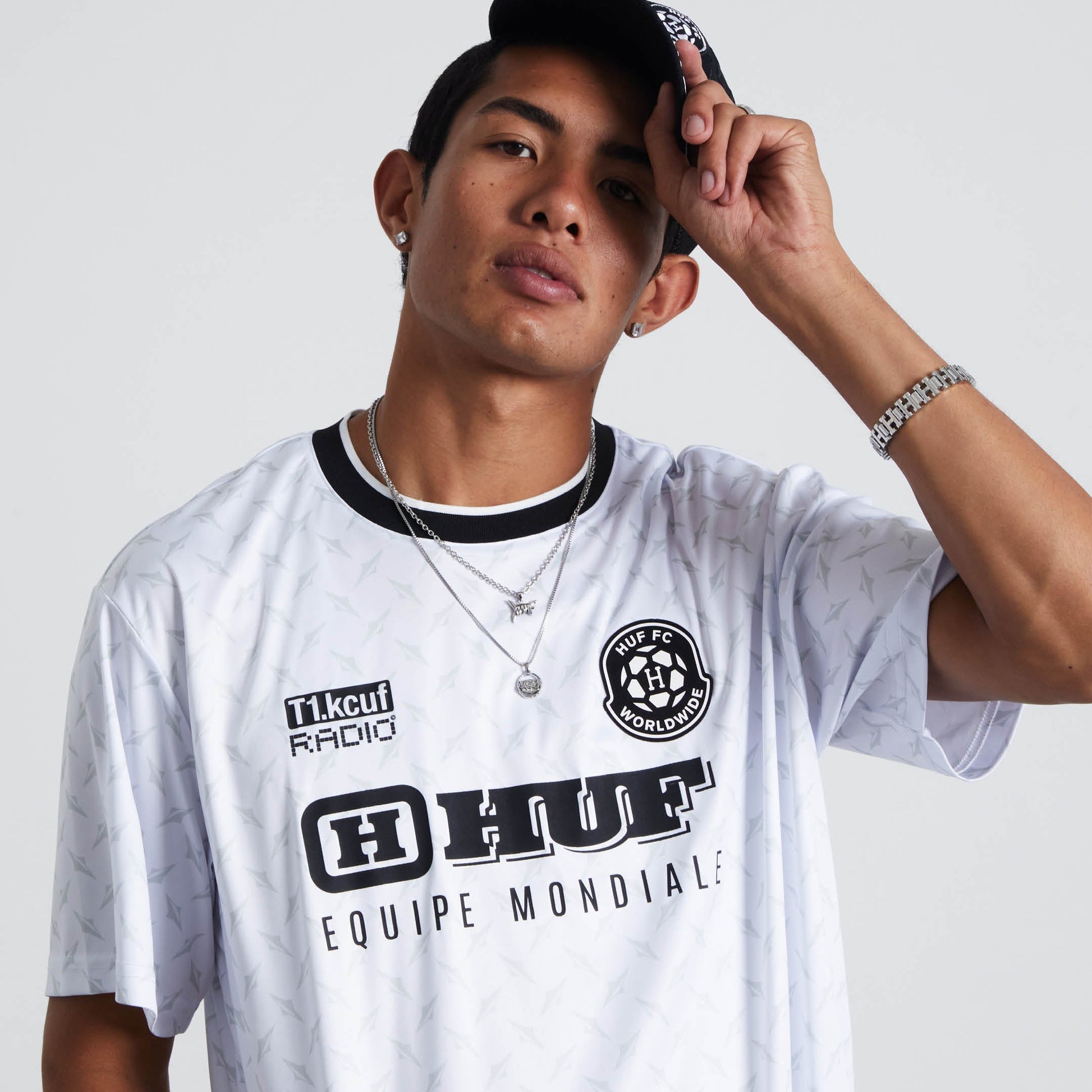 HUF Equipe Mondiale Jersey White