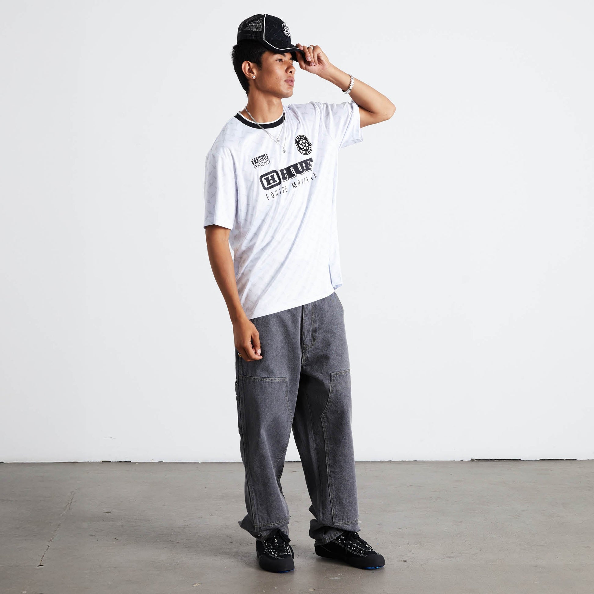 HUF Equipe Mondiale Jersey White