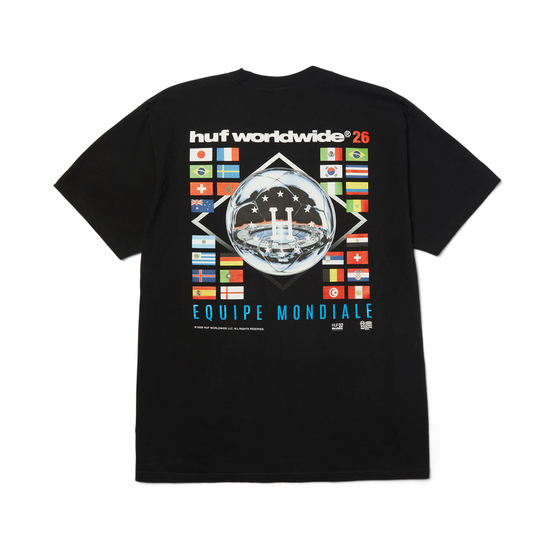 HUF Equipe Mondiale T-Shirt Black