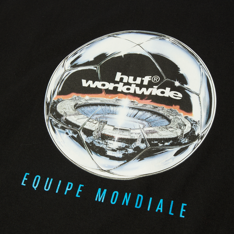HUF Equipe Mondiale T-Shirt Black