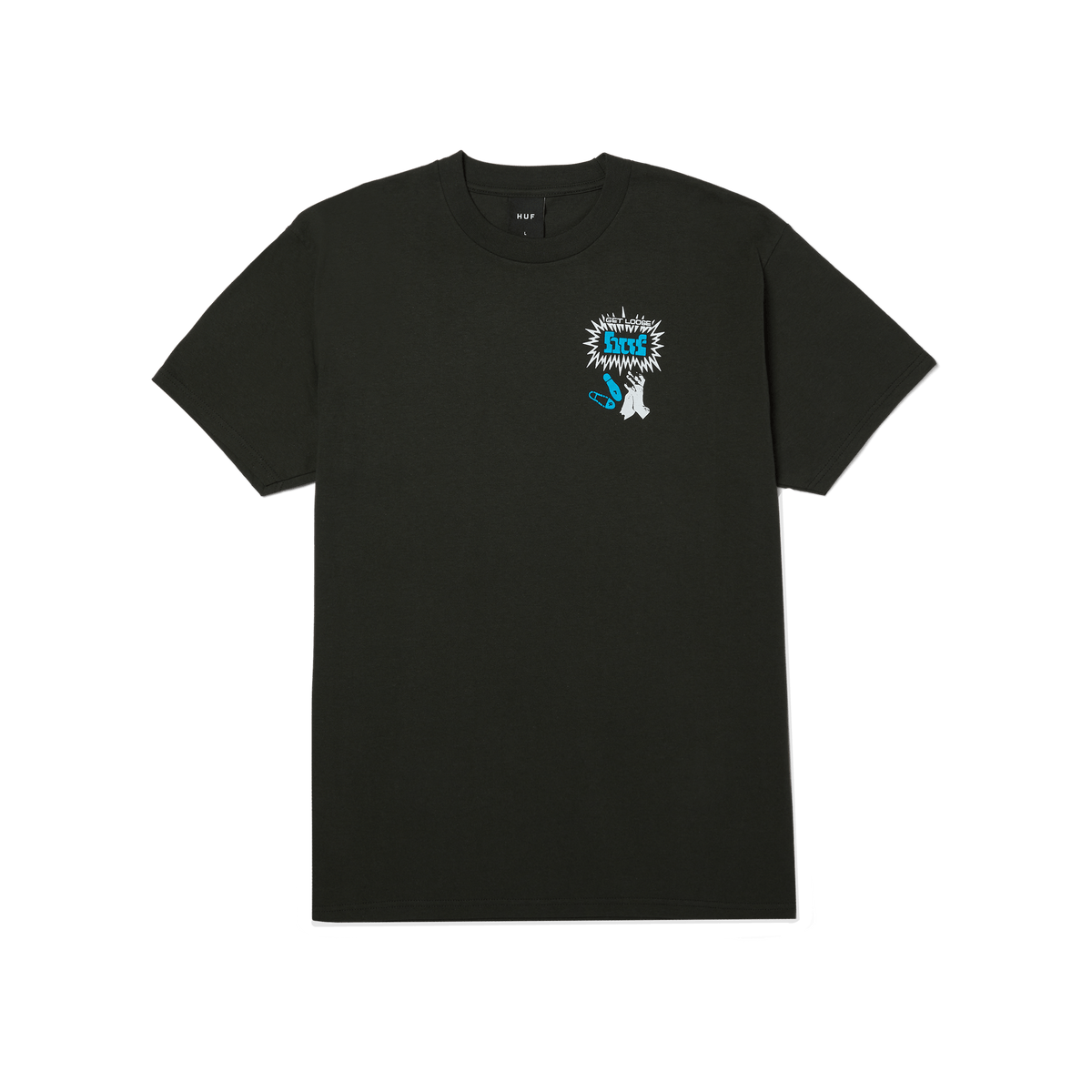 Huf Everybody Get Loose T-Shirt Vintage Black