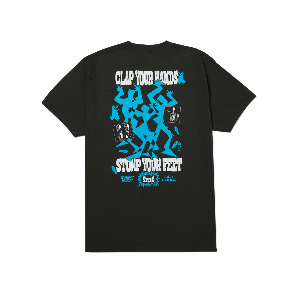 Huf Everybody Get Loose T-Shirt Vintage Black