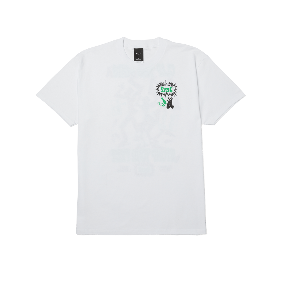 Huf Everybody Get Loose T-Shirt Vintage Black