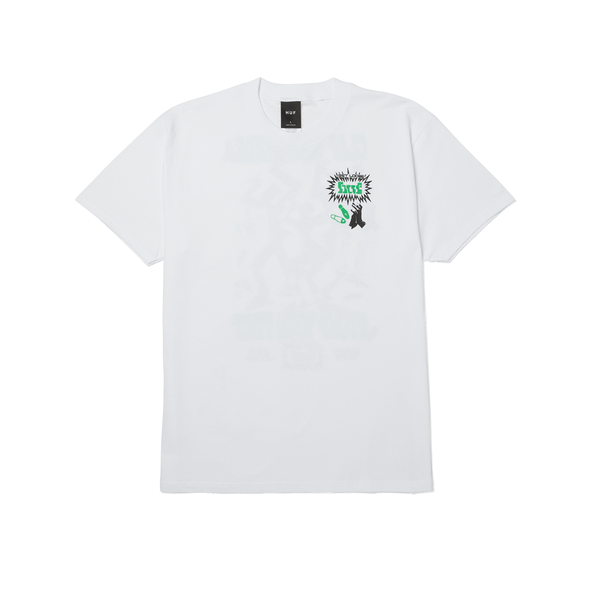 Huf Everybody Get Loose T-Shirt White