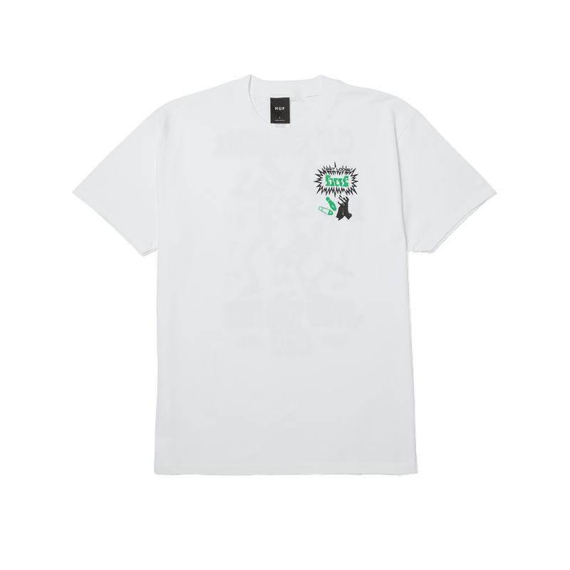 Huf Everybody Get Loose T-Shirt White